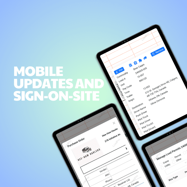 Update Sign Moving Digital Bill of Lading | Comprehensive Dispatch Software | Optimize ...